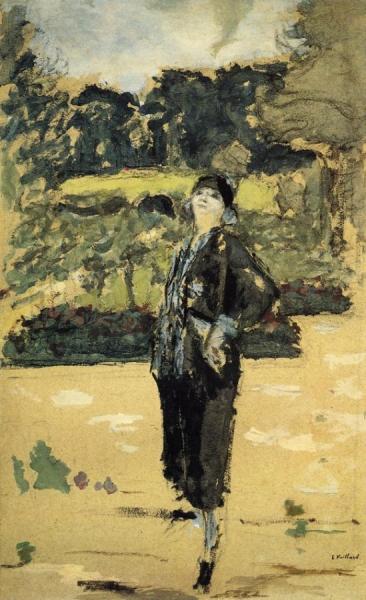Black Dress by Edouard Vuillard