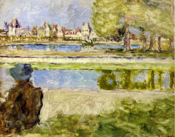 Chateau Du Fontainebleau by Edouard Vuillard