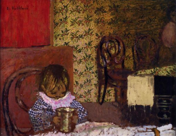Child At The Table by Edouard Vuillard