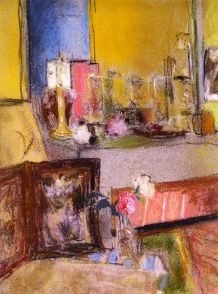 Coin De Cheminee à Les Clayes by Edouard Vuillard