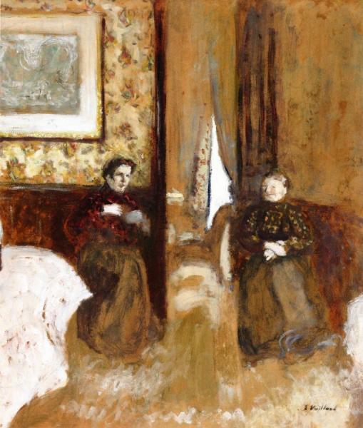 Conversation by Edouard Vuillard