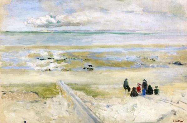 End Of The Trip To The Beach by Edouard Vuillard