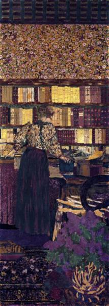 Figures In An Interior: Choosing A Book by Edouard Vuillard