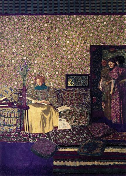 Figures In An Interior: Intimacy by Edouard Vuillard