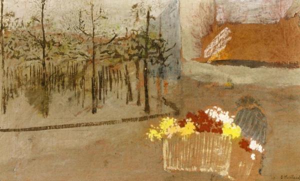 Flower Cart by Edouard Vuillard