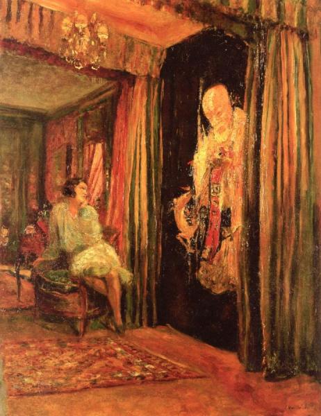Fridette Faton And The Buddhist Priest by Edouard Vuillard