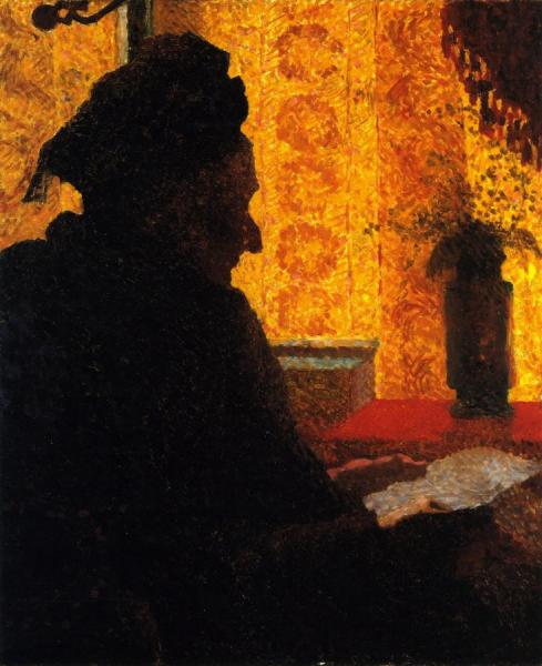 Grandmother Michaud In Silhouette by Edouard Vuillard