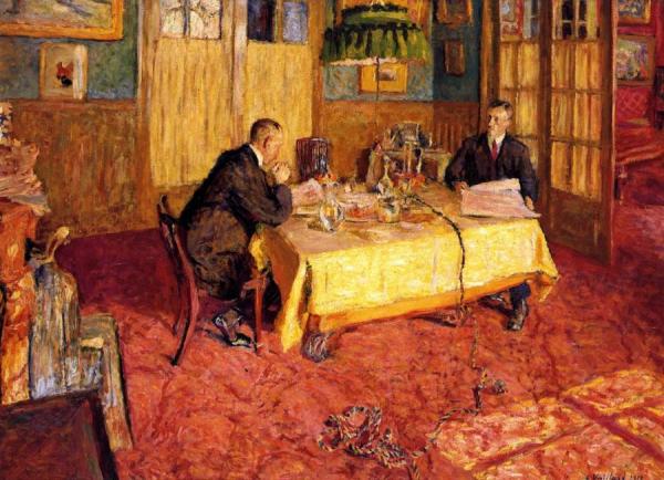 Henry And Marcel Kapferer by Edouard Vuillard