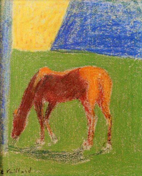 Horse At Pasture by Edouard Vuillard