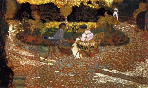 In The Garden by Edouard Vuillard