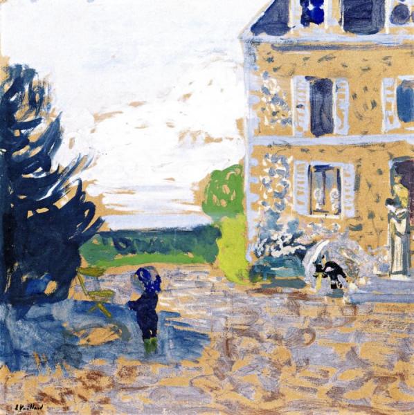 In The Garden, Saint-jacut by Edouard Vuillard