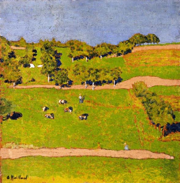 Landscape At Romanel by Edouard Vuillard
