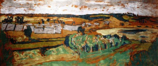 Landscape At Saint-jacut by Edouard Vuillard