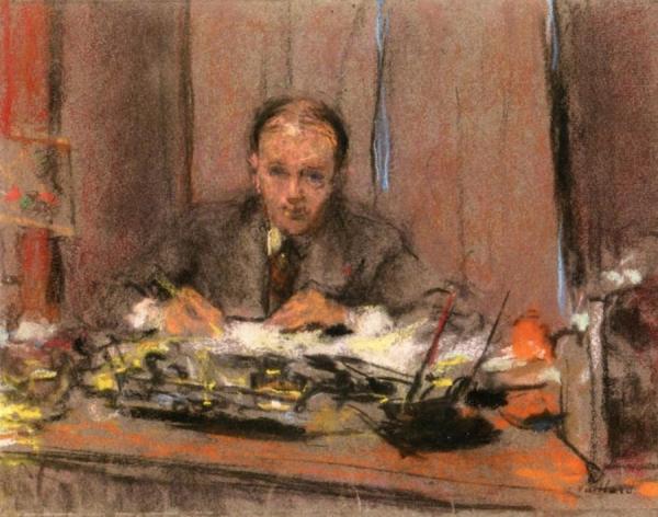 Lucien Rosengart (study) by Edouard Vuillard
