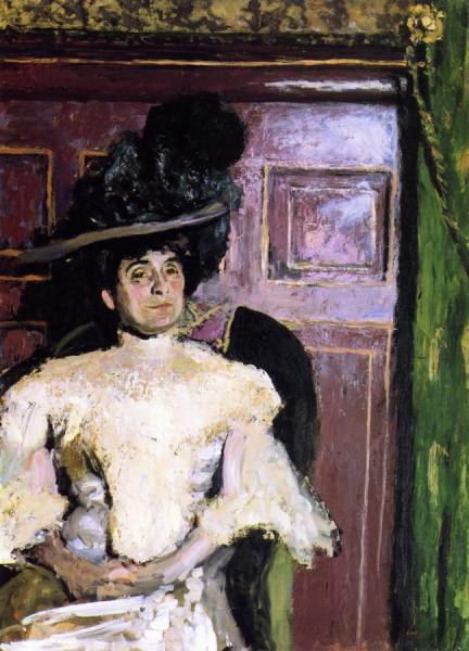 Lucy Hessel In A Green Hat by Edouard Vuillard