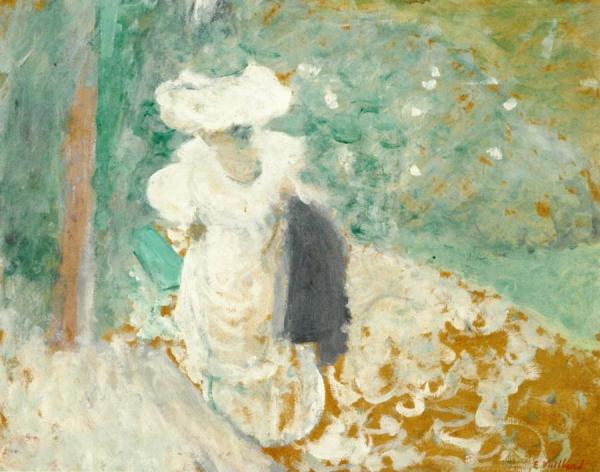 Lucy Hessel On A Path At Vasouy by Edouard Vuillard