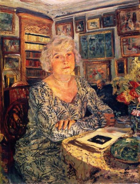 Lucy Hessel Reading by Edouard Vuillard