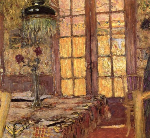 Madam Vuillard In The Dining Room At Vaucresson by Edouard Vuillard