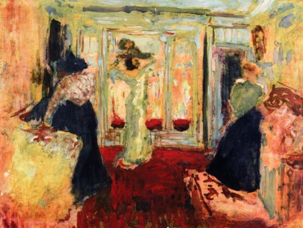 Madame Hessel At The Milliner by Edouard Vuillard