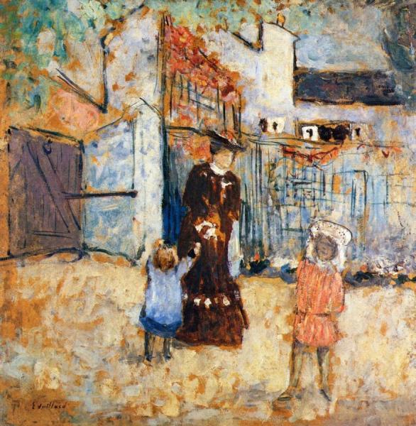 Madame Roussel And Her Children by Edouard Vuillard