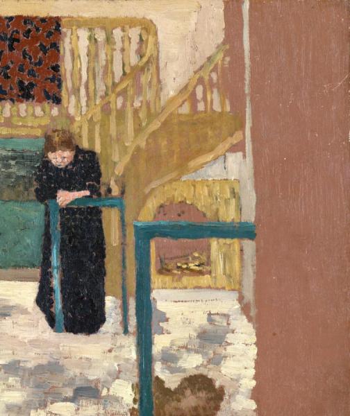 Madame Vuillard In A Set Designer's Studio by Edouard Vuillard