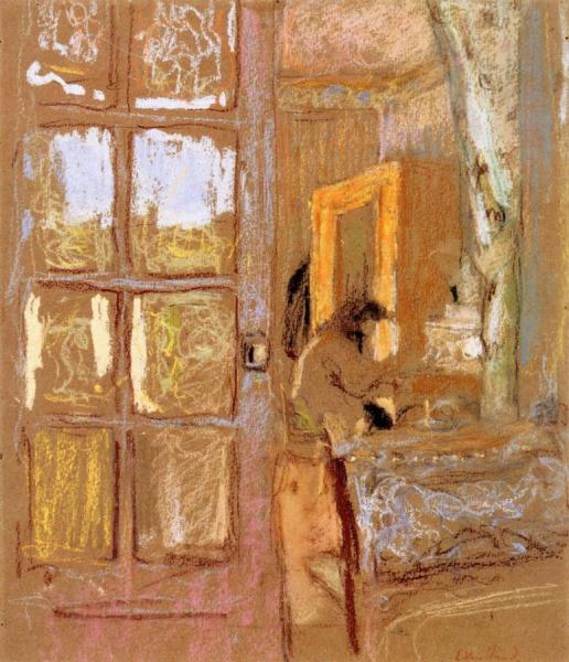 Madame Vuillard In An Interior by Edouard Vuillard