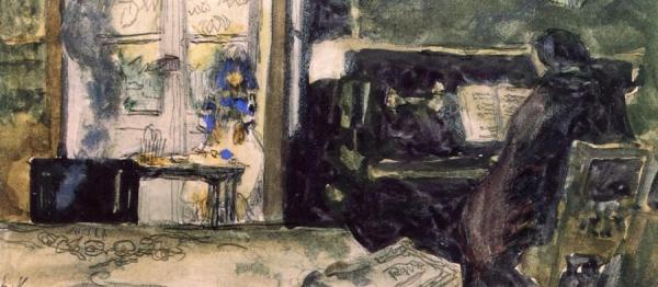 Madame Vuillard's Piano by Edouard Vuillard