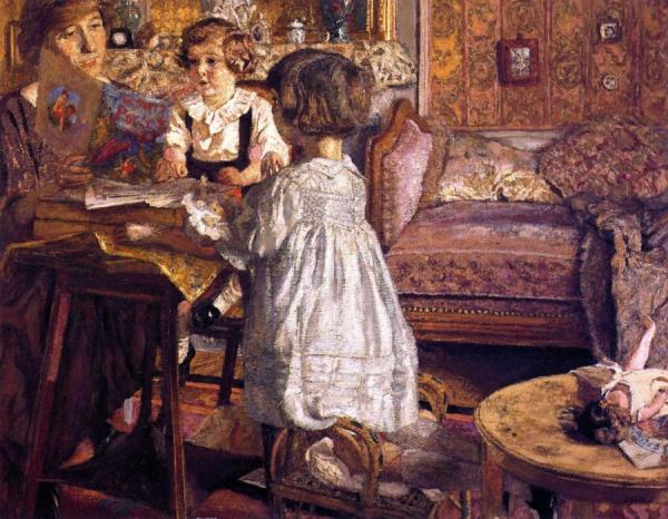 Madame Weil And Her Children by Edouard Vuillard