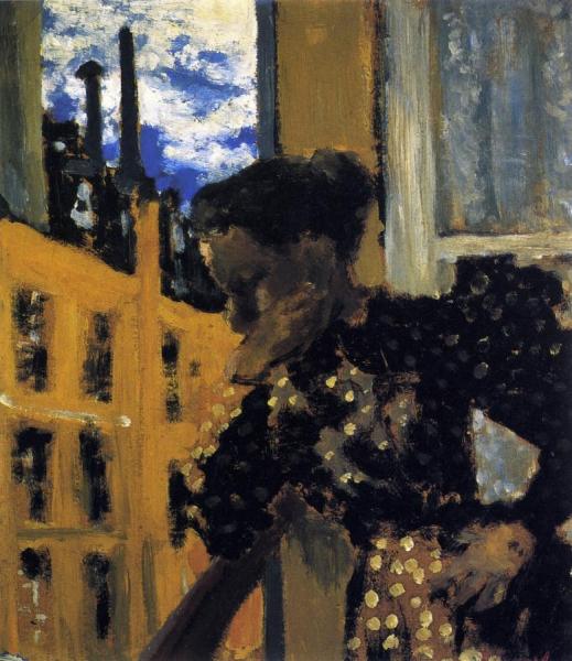 Marie At The Balcony Railing by Edouard Vuillard
