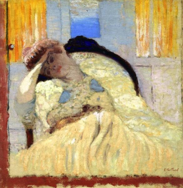 Misia Seated In An Armchair, Affecting Nonchalance by Edouard Vuillard