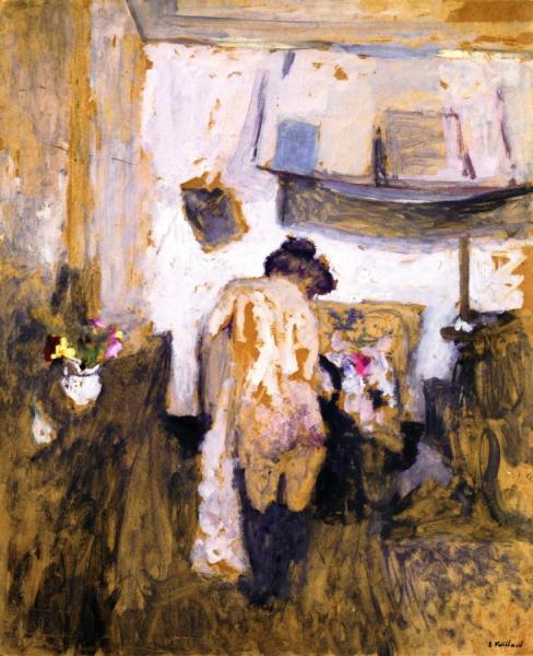 Model Getting Dressed by Edouard Vuillard Oil Painting Reproductions