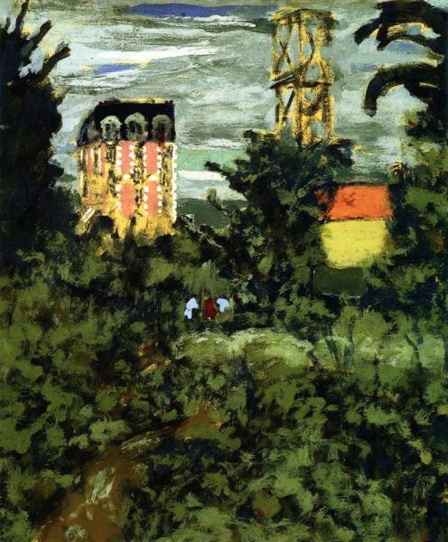 Near Paris by Edouard Vuillard