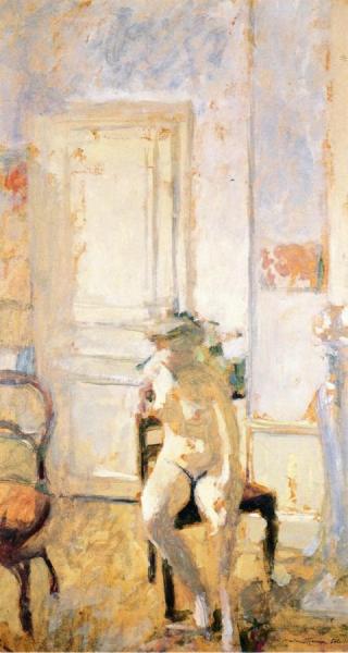 Nude On A Chaise by Edouard Vuillard