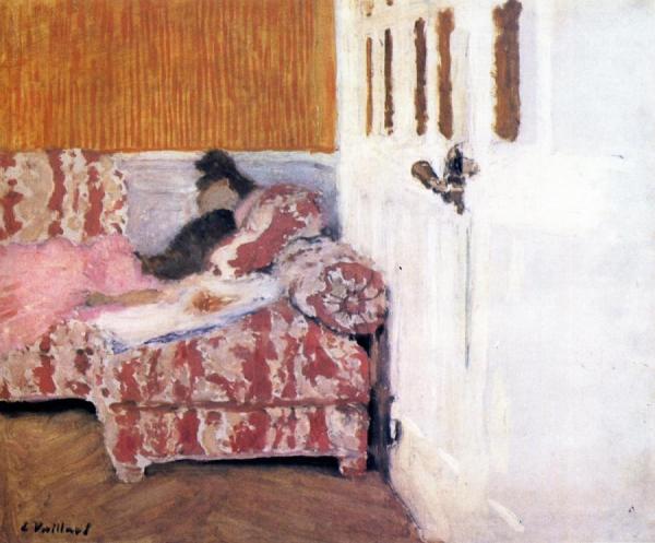 On The Sofa by Edouard Vuillard