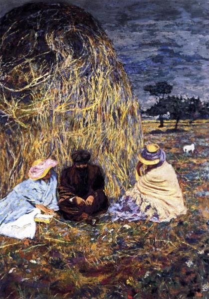 Panel For Prince Emmanuel Bibesco: The Haystack by Edouard Vuillard