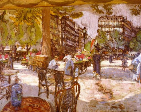 Place Saint-augustin, The Soda Syphon by Edouard Vuillard