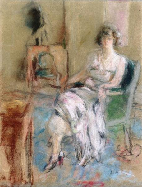 Portrait Of Madame Rosengart by Edouard Vuillard