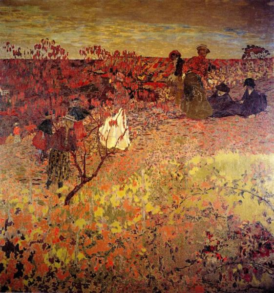 Promenade In The Vineyard by Edouard Vuillard