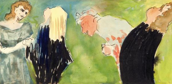 Scene From Le Malade Imaginaire by Edouard Vuillard