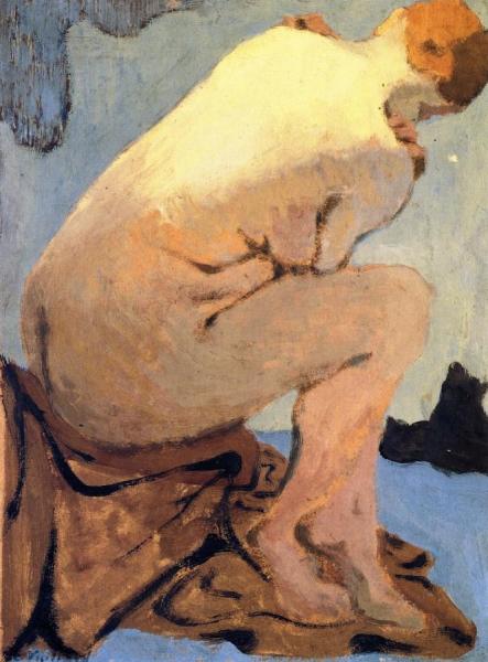 Seated Nude by Edouard Vuillard