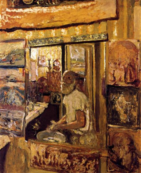 Edouard Vuillard Self-portrait In The Dressing-room Mirror