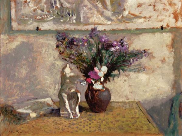 Still Life With "leda" by Edouard Vuillard