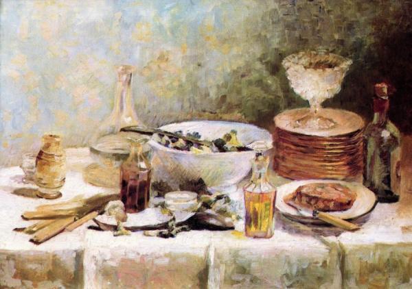 Still Life With Salad Bowl by Edouard Vuillard