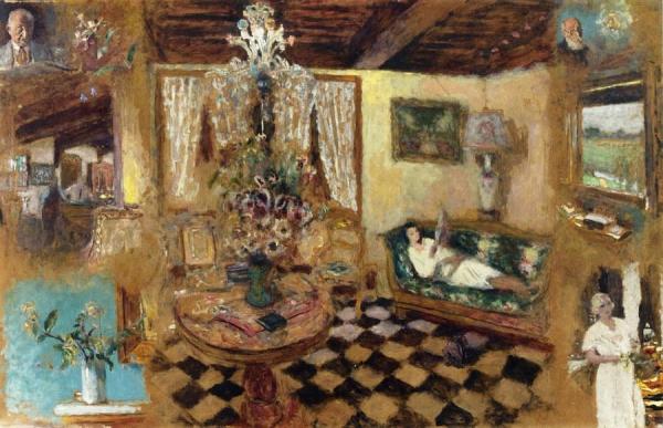 Studies On Paperboard, Pont-l'evasque by Edouard Vuillard