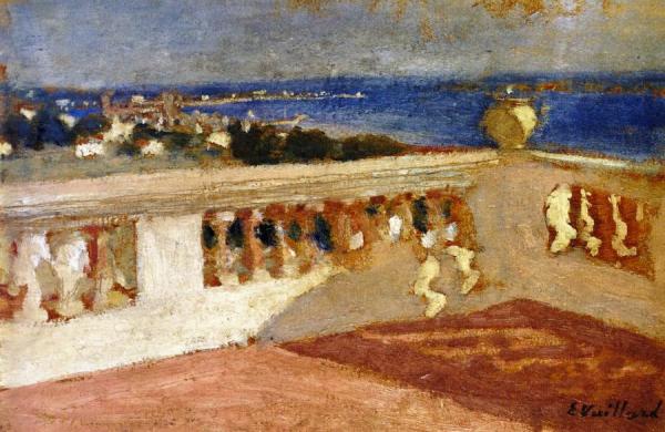The Bay Of Cannes, Seen From The Terrace by Edouard Vuillard