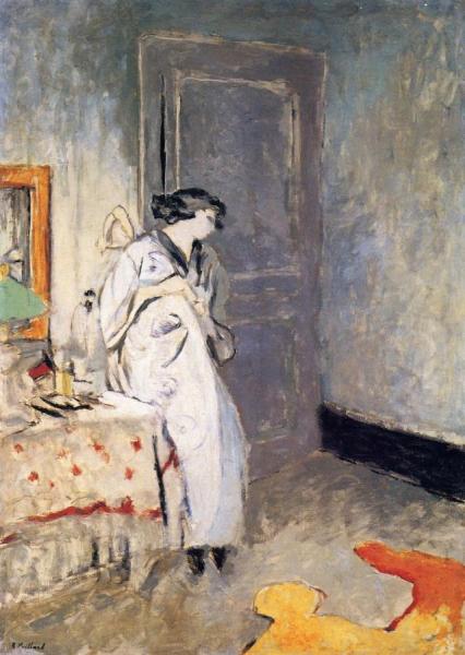 The Blue Room - The Kimono by Edouard Vuillard