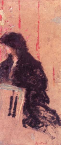 The Dark Robe by Edouard Vuillard
