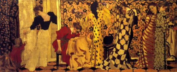 The Dressmaking Studio - I by Edouard Vuillard