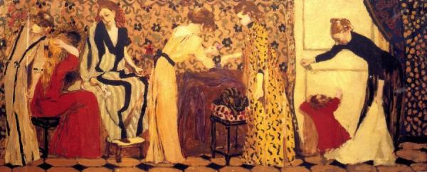 The Dressmaking Studio - Ii by Edouard Vuillard