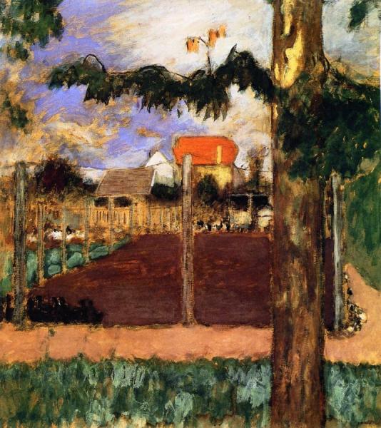 The Duck Pen At Chateau Des Clayes by Edouard Vuillard